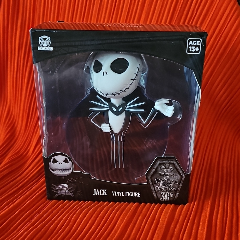 Disney Jack Skellington Vinyl Figure - Black and White